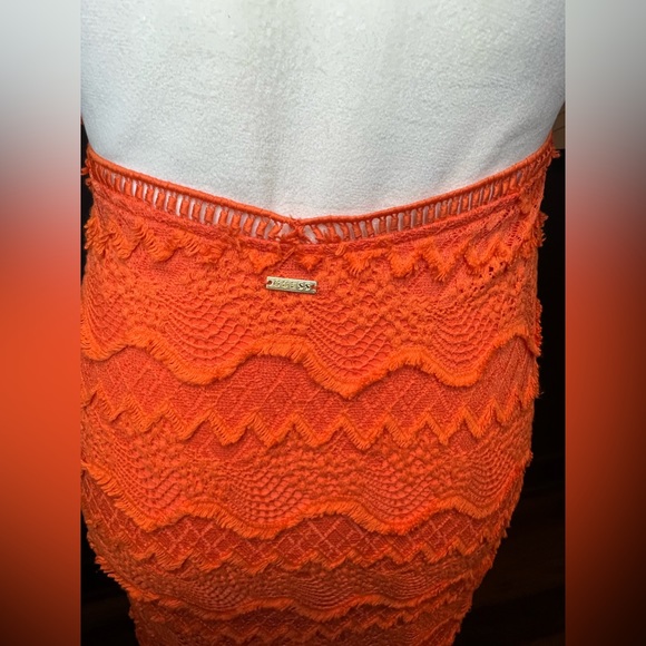 GUESS Wave Lace Maxi Dress Size XS NWT - Picture 11 of 12